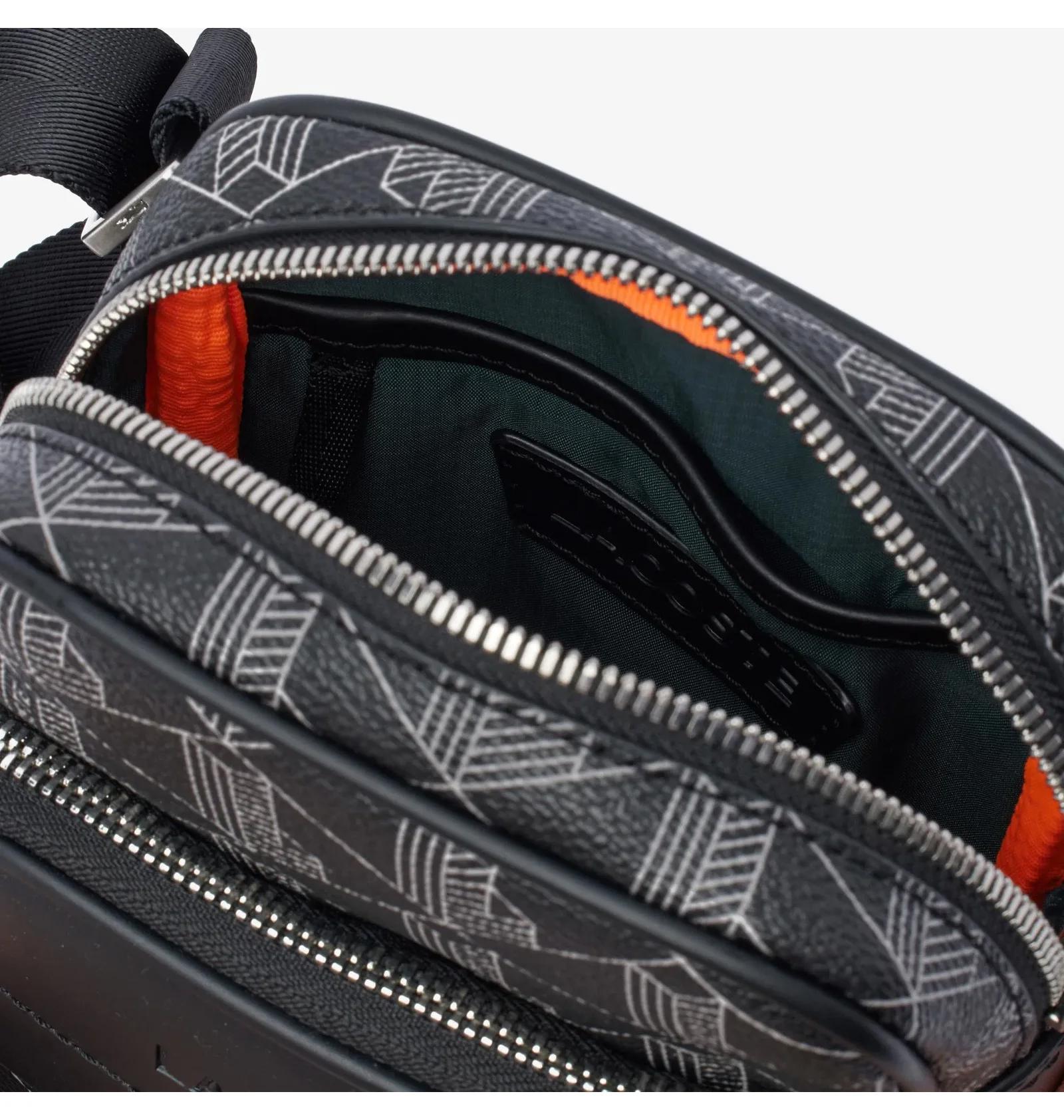 Сумка через плече Lacoste Monogram Grey (NH4409LX-H45)