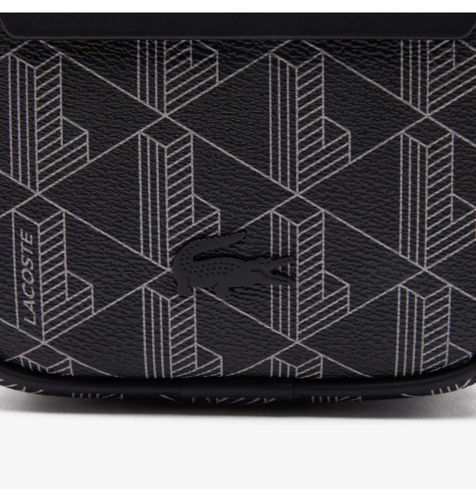 Сумка через плече Lacoste Monogram Grey (NH4409LX-H45)